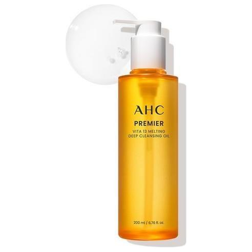 AHC Premier Vita 13 Melting Deep Cleansing Oil 200ml | Deep Cleanse & Refresh Your Skin AHC Premier Vita 13 Melting Deep Cleansing Oil 200ml - Glam Global UKAHC