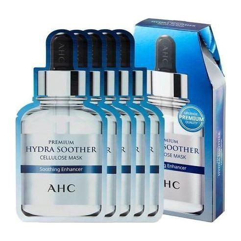 AHC Premium Hydra Soother Cellulose Mask Sheet Pack of 5| Intense Hydration & Skin Soothing (27ml x 5 Sheets) AHC Premium Hydra Soother Cellulose MASK Sheet 27ml x 5ea - Glam Global UKAHC