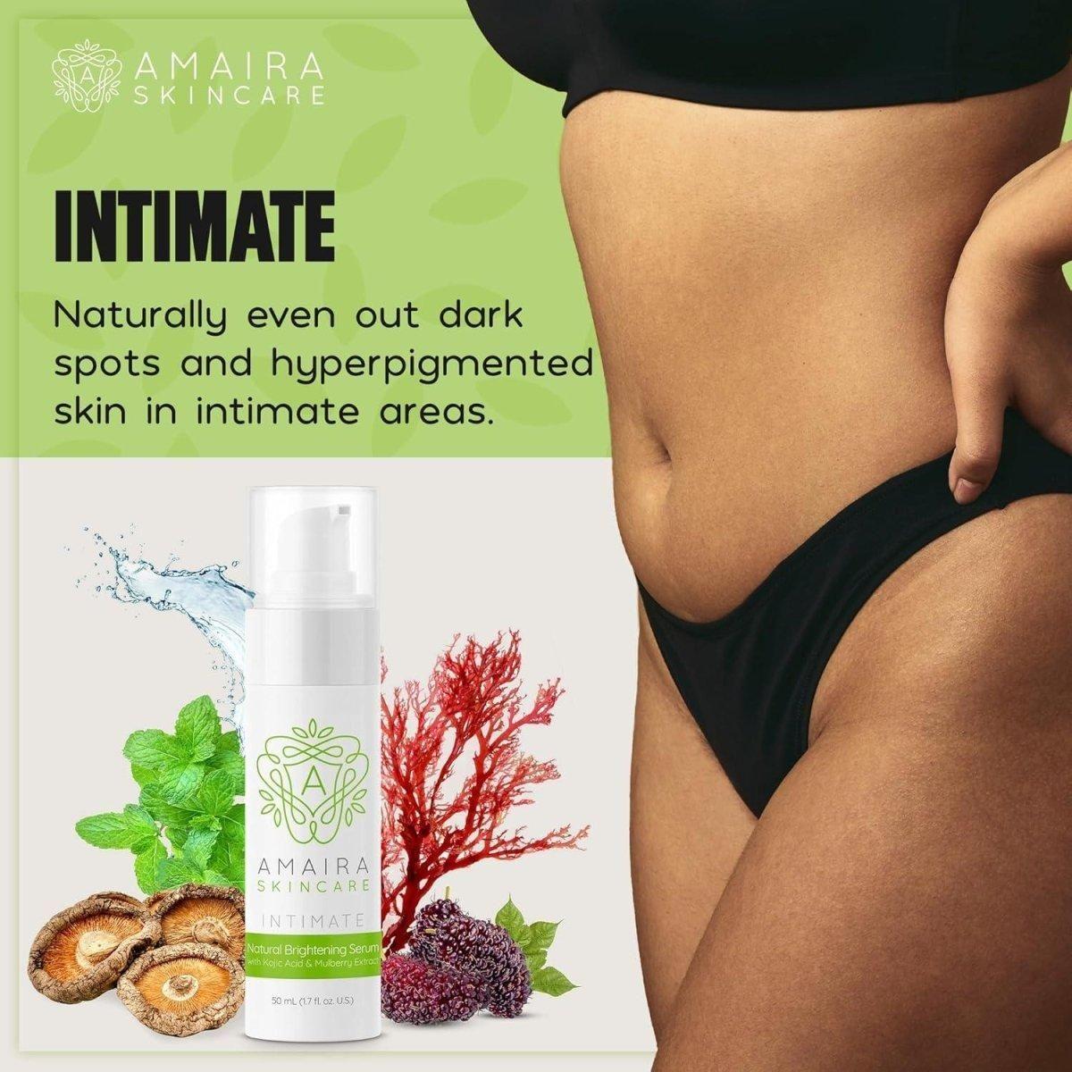 Amaira Skincare Intimate Natural Brightening Serum – 50ml | Plant-Based Dark Spot Corrector for Sensitive & Intimate Areas Amaira Skincare Intimate Natural Brightening Serum - 50ml - Glam Global UKAmaira Skincare