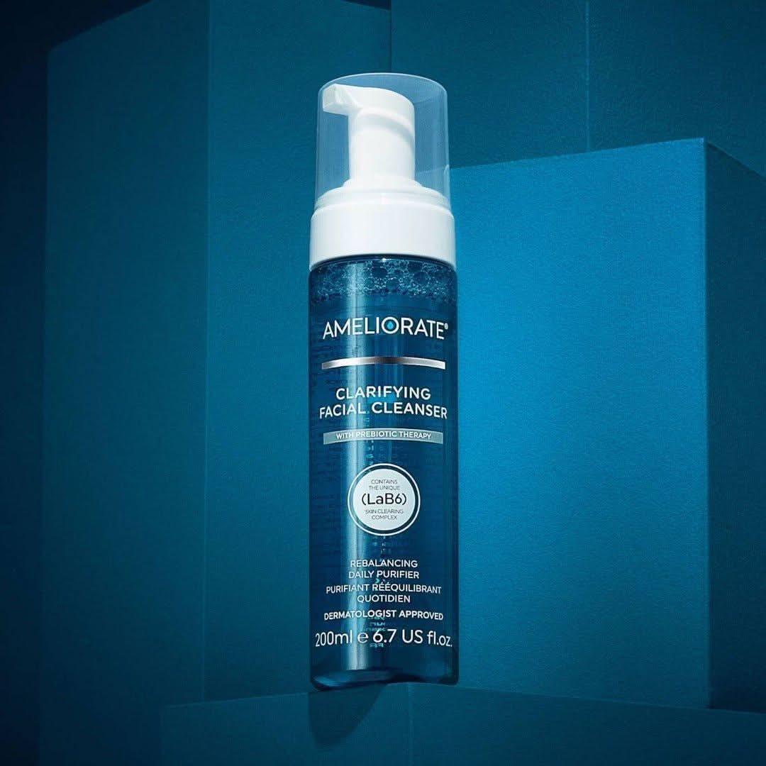 AMELIORATE Clarifying Facial Cleanser – 200ml | Purify, Soothe & Balance Ameliorate Clarifying Facial Cleanser 200ml - Glam Global UKAmeliorate