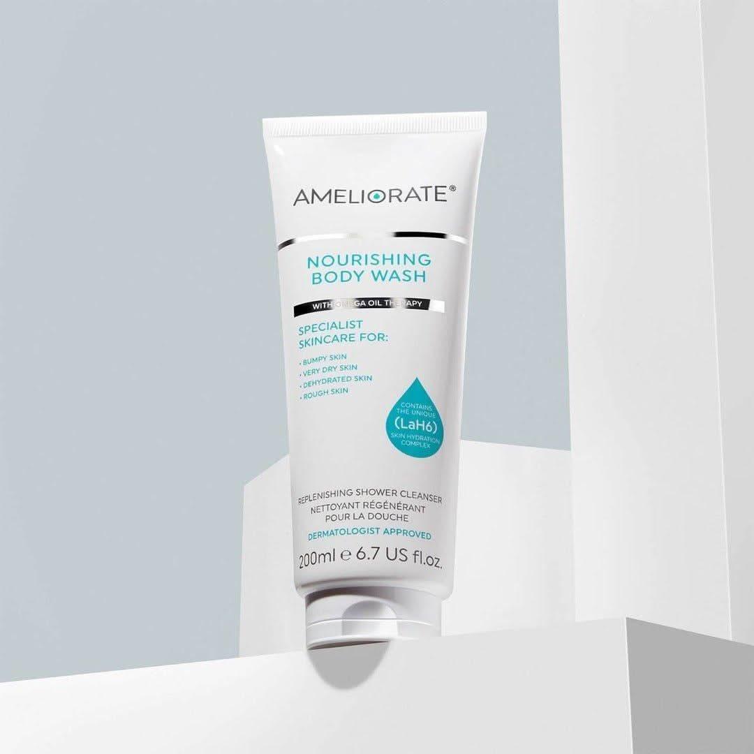 AMELIORATE Nourishing Body Wash – 200ml | Hydrating & Soap-Free Cleanser for Soft, Smooth Skin Ameliorate Nourishing Body Wash 200ml - Glam Global UKAmeliorate