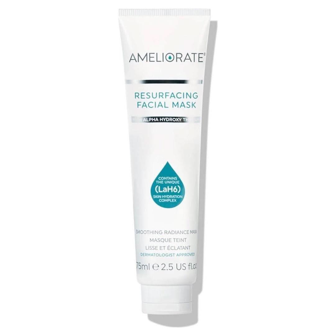 AMELIORATE Resurfacing Facial Mask – 75ml | Brightening & Hydrating AHA/PHA Exfoliating Treatment Ameliorate Resurfacing Facial Mask - 75ml - Glam Global UKAmeliorate