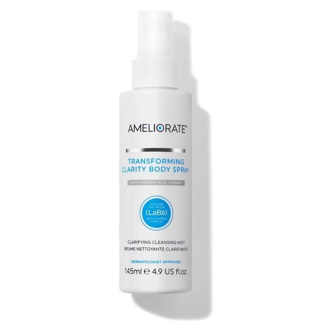 AMELIORATE Transforming Clarity Body Spray – 145ml | Hydrate, Clear & Smooth Ameliorate Transforming Clarity Body Spray 145ml - Glam Global UKAmeliorate
