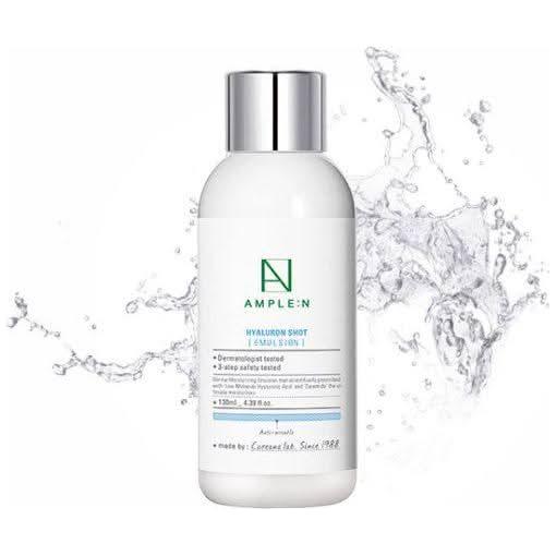 AMPLE:N Hyaluron Shot Emulsion – 120ml | Lightweight Moisture for Radiant, Resilient Skin AMPLE:N Hyaluron Shot Emulsion 130ml - Glam Global UKAMPLE:N