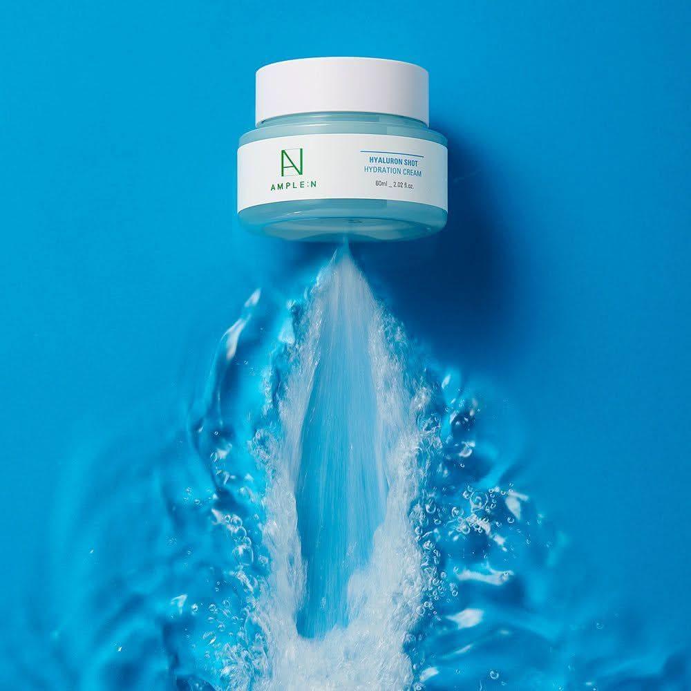 AMPLE:N Hyaluron Shot Hydration Cream – 50ml | Deep, Long-Lasting Moisture for Radiant, Plump Skin AMPLE:N Hyaluron Shot Hydration Cream 60ml - Glam Global UKAMPLE:N