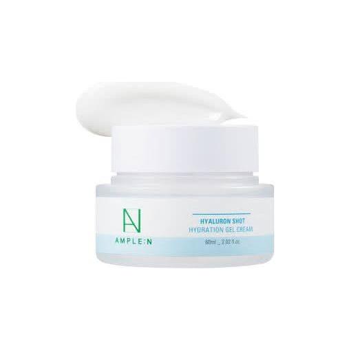 AMPLE:N Hyaluron Shot Hydration Gel Cream – 50ml | Cooling, Non-Sticky Moisture for Dewy, Fresh Skin AMPLE:N Hyaluron Shot Hydration Gel Cream 60ml - Glam Global UKAMPLE:N