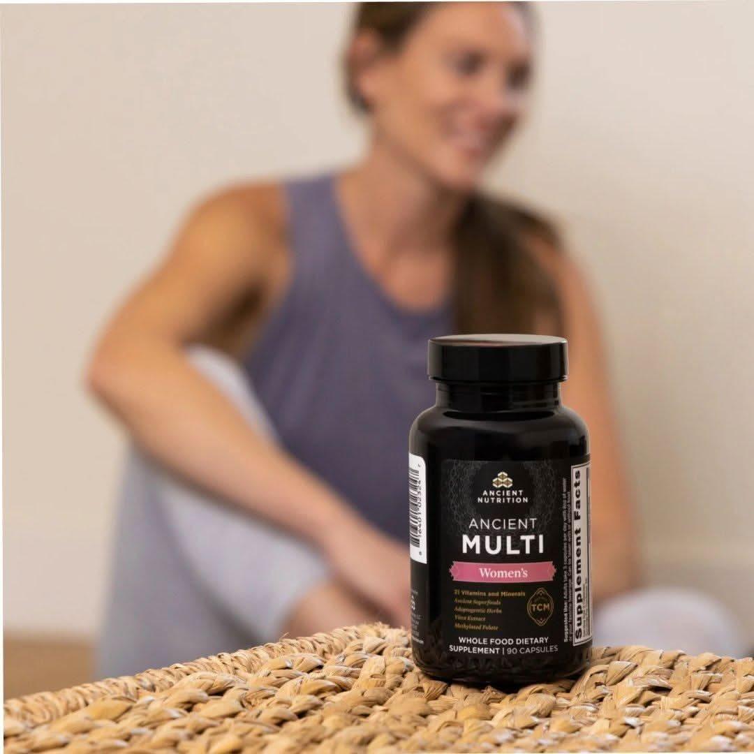 Ancient Nutrition Women's 21 Vitamins & Minerals – 90 Capsules | Daily Multivitamin for Energy, Hormonal Balance & Wellness Ancient Nutrition Women's 21 Vitamins and Minerals (90 Capsules) - Glam Global UKAncient Nutrition