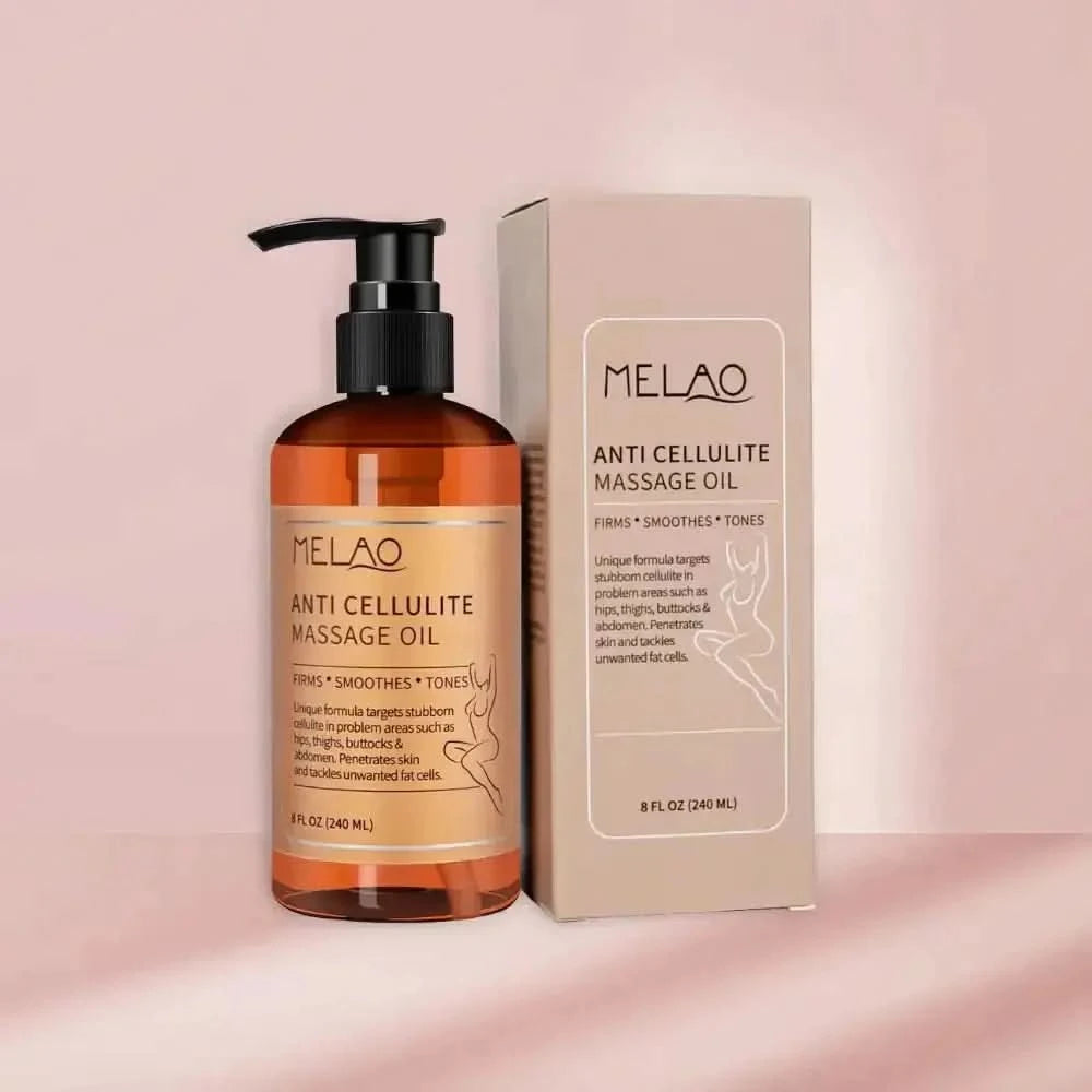 Melao Anti-Cellulite Massage Oil – 240ml | Reveal Smoother, Firmer Skin Naturally Anti - Cellulite Massage Oil - Glam Global UKGlam Global UK