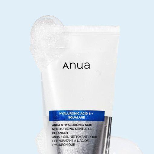 Anua 8 Hyaluronic Acid Moisturizing Gentle Gel Cleanser – 150ml | Deep Cleansing with Intense Hydration for Sensitive Skin Anua 8 Hyaluronic Acid Moisturizing Gentle Gel Cleanser 150ml - Glam Global UKAnua