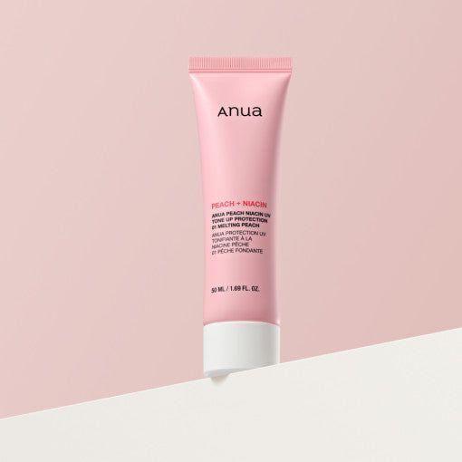 Anua Peach Niacin UV Tone Up Protection – 50ml | SPF & Tone-Up Cream in One for a Flawless Peachy Glow Anua ANUA Peach Niacin UV Tone Up Protection 50ml - Glam Global UKAnua
