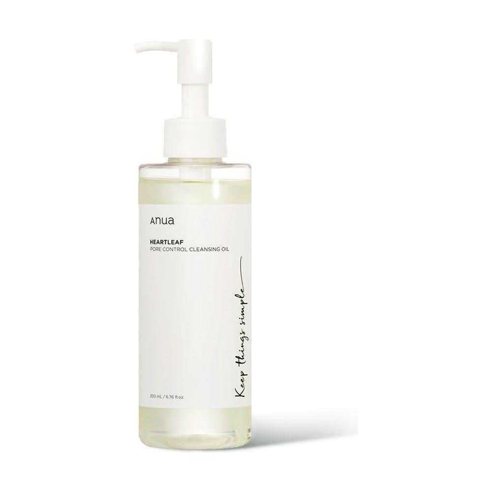 Anua Heartleaf Pore Control Cleansing Oil – 200ml | Non-Comedogenic Makeup Remover & Blackhead Care Anua Heartleaf Pore Control Cleansing Oil 200ml | Gentle, Non - Comedogenic Pore Care - Glam Global UKAnua