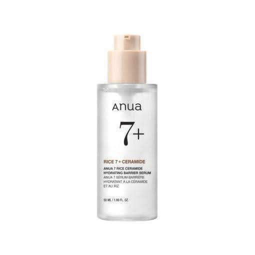 Anua Rice Ceramide 7 Hydrating Barrier Serum - 50ml | Brightening & Hydrating Daily Serum Anua Rice Ceramide 7 Hydrating Barrier Serum 50ml - Glam Global UKAnua