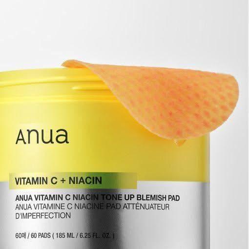 Anua Vitamin C + Niacin Tone Up Blemish Pad – 70 Pads | Brightening & Tone-Perfecting Skincare Wipes Anua Vitamin C + Niacin Tone Up Blemish Pad - 60 Pads (185ml) - Glam Global UKAnua