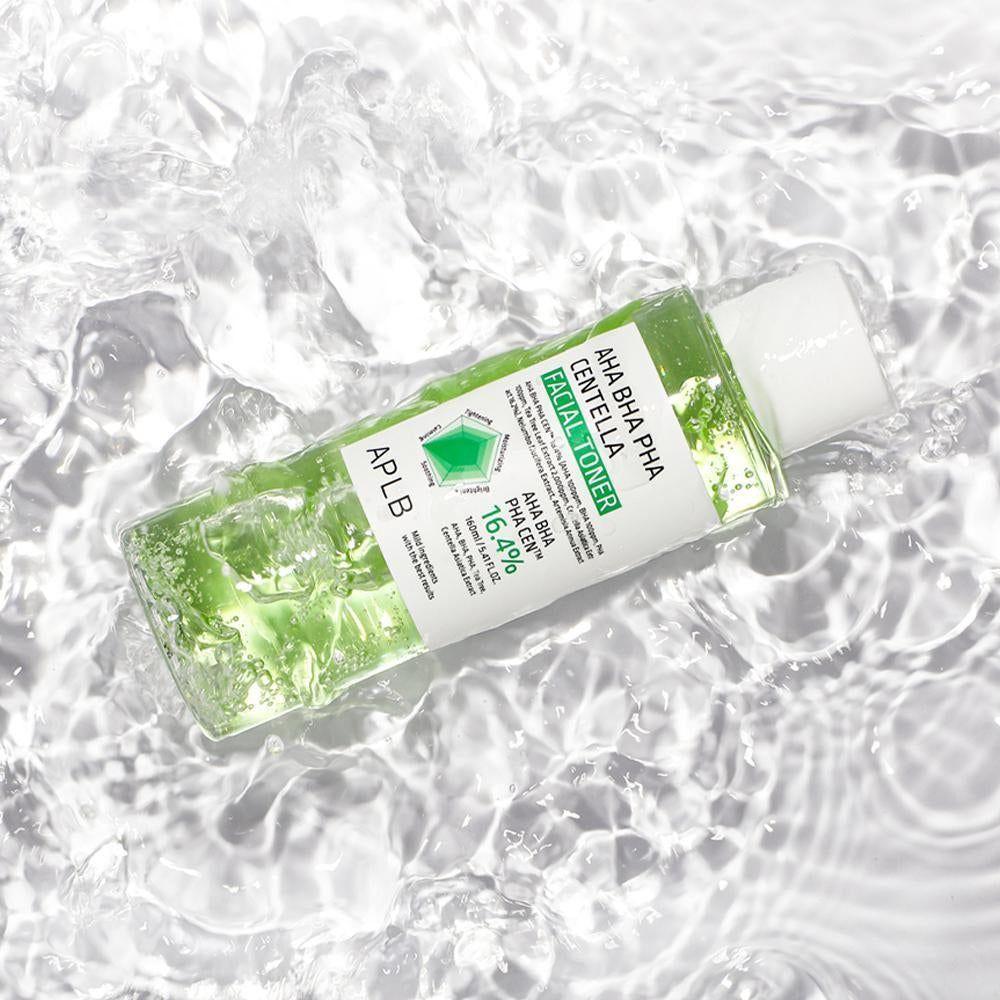 APLB AHA BHA PHA Centella Facial Toner – 200ml | Exfoliating, Soothing & Hydrating Toner for Sensitive Skin APLB AHA BHA PHA Centella Facial Toner 160ml - Glam Global UKAPLB