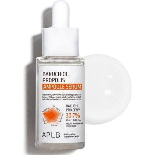 APLB Bakuchiol Propolis Ampoule Serum – 30ml | Plant-Based Retinol, Soothing & Hydrating APLB Bakuchiol Propolis Ampoule Serum 40ml - Glam Global UKAPLB