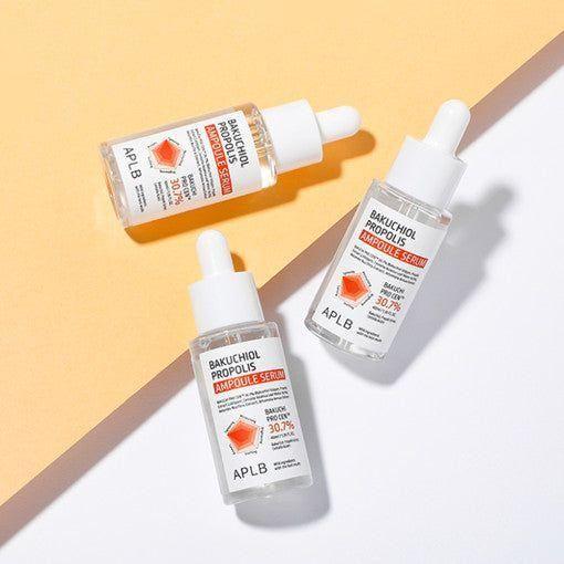 APLB Bakuchiol Propolis Ampoule Serum – 30ml | Plant-Based Retinol, Soothing & Hydrating APLB Bakuchiol Propolis Ampoule Serum 40ml - Glam Global UKAPLB