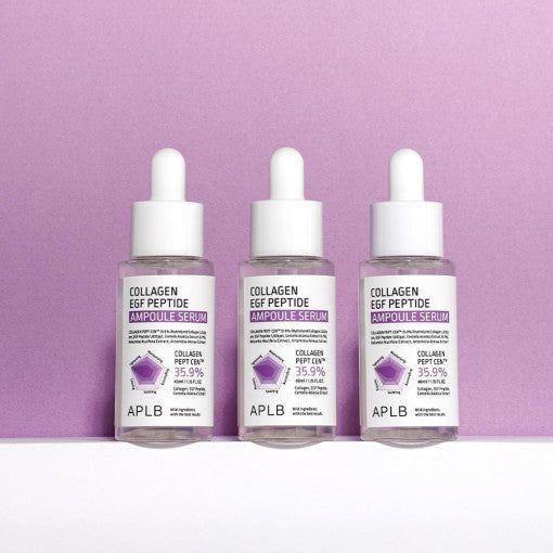 APLB Collagen EGF Peptide Ampoule Serum – 30ml | Lifting, Firming & Deep Hydration APLB Collagen EGF Peptide Ampoule Serum 40ml - Glam Global UKAPLB