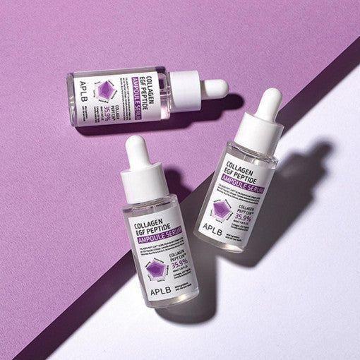 APLB Collagen EGF Peptide Ampoule Serum – 30ml | Lifting, Firming & Deep Hydration APLB Collagen EGF Peptide Ampoule Serum 40ml - Glam Global UKAPLB