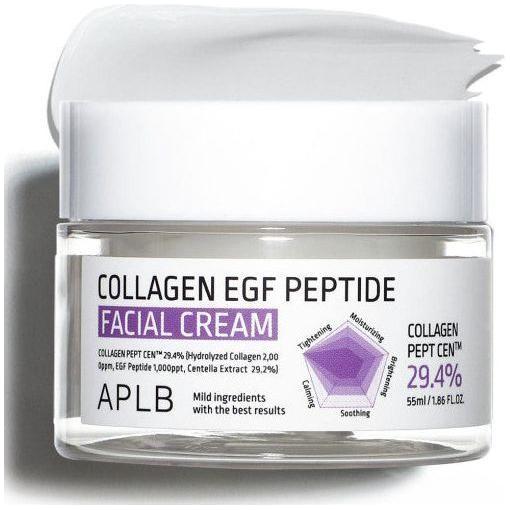 APLB Collagen EGF Peptide Facial Cream – 50ml | Firming, Hydrating & Anti-Aging Moisturiser APLB Collagen EGF Peptide Facial Cream 55ml - Glam Global UKAPLB