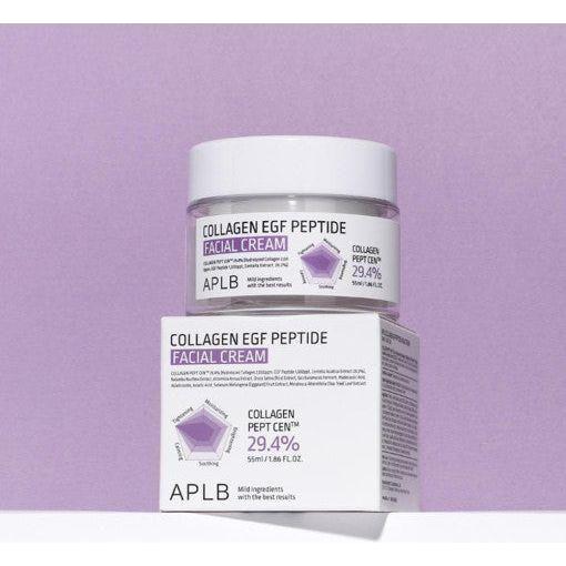 APLB Collagen EGF Peptide Facial Cream – 50ml | Firming, Hydrating & Anti-Aging Moisturiser APLB Collagen EGF Peptide Facial Cream 55ml - Glam Global UKAPLB