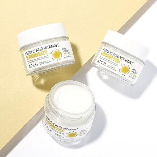APLB Ferulic Acid Vitamin C Facial Cream – 55ml | Brightening & Antioxidant Moisturiser APLB Ferulic Acid Vitamin C Facial Cream 55ml - Glam Global UKAPLB