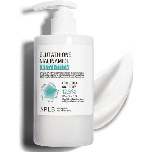 APLB Glutathione Niacinamide Body Lotion – 500ml | Brightening, Firming & Deep Hydration APLB Glutathione Niacinamide Body Lotion 300ml - Glam Global UKAPLB