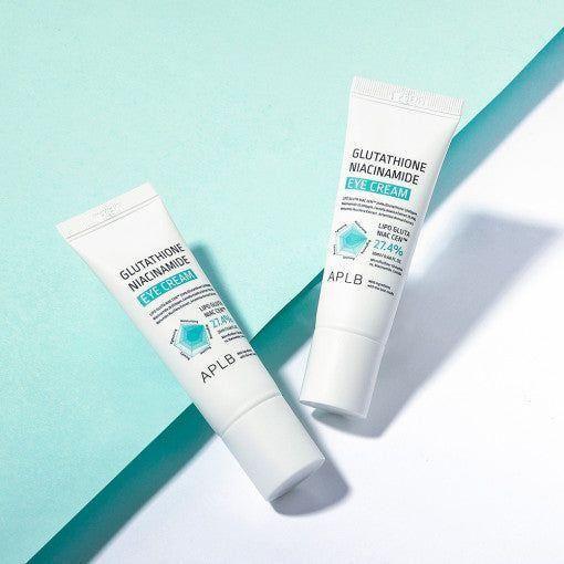 APLB Glutathione Niacinamide Eye Cream – 30ml | Brightening & Anti-Aging Eye Care APLB GLUTATHIONE NIACINAMIDE EYE CREAM 20ml - Glam Global UKAPLB