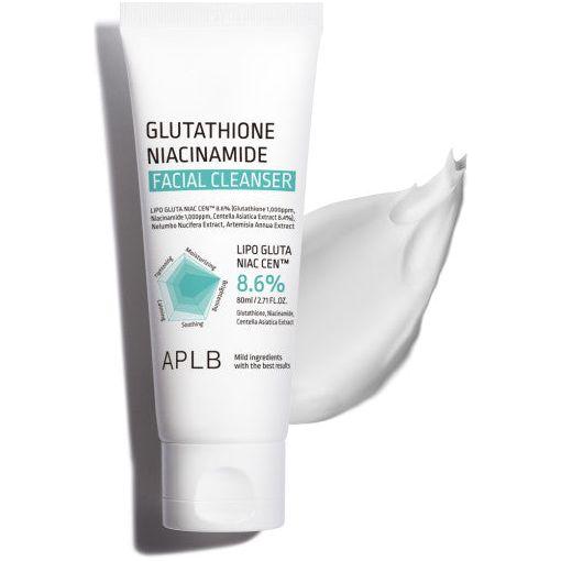 APLB Glutathione Niacinamide Facial Cleanser – 120ml | Brightening & Hydrating Gentle Foam Cleanser APLB Glutathione Niacinamide Facial Cleanser 80ml - Glam Global UKAPLB