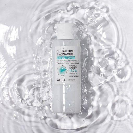 APLB Glutathione Niacinamide Facial Toner – 200ml | Brightening, Hydrating & Pore-Refining pH Toner APLB Glutathione Niacinamide Facial Toner 160ml - Glam Global UKAPLB