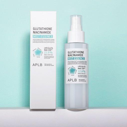 APLB Glutathione Niacinamide Mist Essence – 120ml | Brightening, Hydrating & Soothing Facial Spray APLB Glutathione Niacinamide Mist Essence 105ml - Glam Global UKAPLB