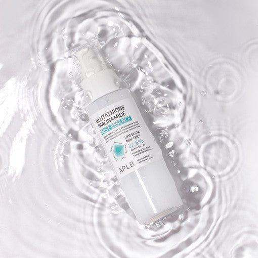 APLB Glutathione Niacinamide Mist Essence – 120ml | Brightening, Hydrating & Soothing Facial Spray APLB Glutathione Niacinamide Mist Essence 105ml - Glam Global UKAPLB