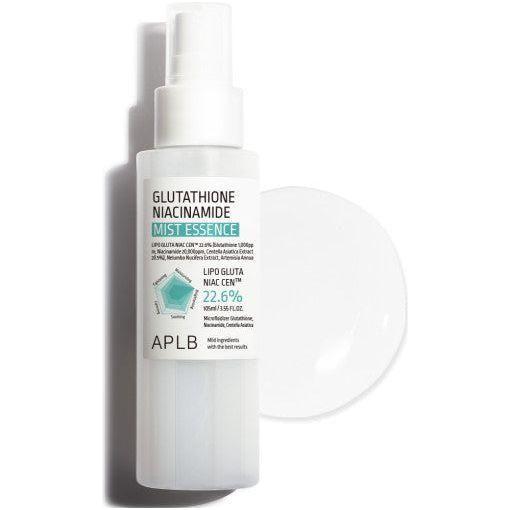 APLB Glutathione Niacinamide Mist Essence – 120ml | Brightening, Hydrating & Soothing Facial Spray APLB Glutathione Niacinamide Mist Essence 105ml - Glam Global UKAPLB