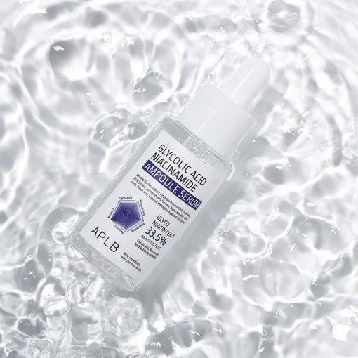 APLB Glycolic Acid Niacinamide Ampoule Serum – 55ml | Brightening & Refining Daily Treatment APLB Glycolic Acid Niacinamide Ampoule Serum 40ml - Glam Global UKAPLB