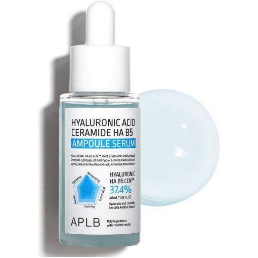 APLB Hyaluronic Acid Ceramide HA B5 Ampoule Serum – 55ml | Deep Hydration & Barrier Strengthening Serum APLB Hyaluronic Acid Ceramide HA B5 Ampoule Serum 40ml - Glam Global UKAPLB