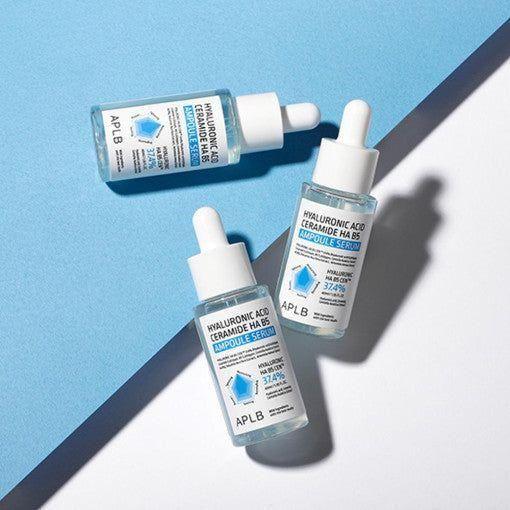APLB Hyaluronic Acid Ceramide HA B5 Ampoule Serum – 55ml | Deep Hydration & Barrier Strengthening Serum APLB Hyaluronic Acid Ceramide HA B5 Ampoule Serum 40ml - Glam Global UKAPLB