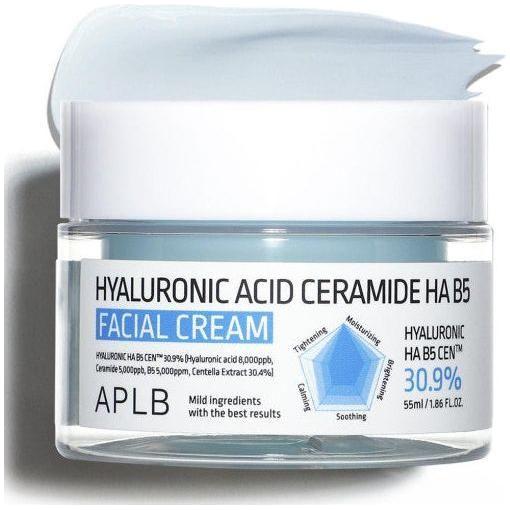 APLB Hyaluronic Acid Ceramide HA B5 Facial Cream – 55ml | Deep Hydration & Skin Barrier Repair Moisturiser APLB Hyaluronic Acid Ceramide HA B5 Facial Cream 55ml - Glam Global UKAPLB