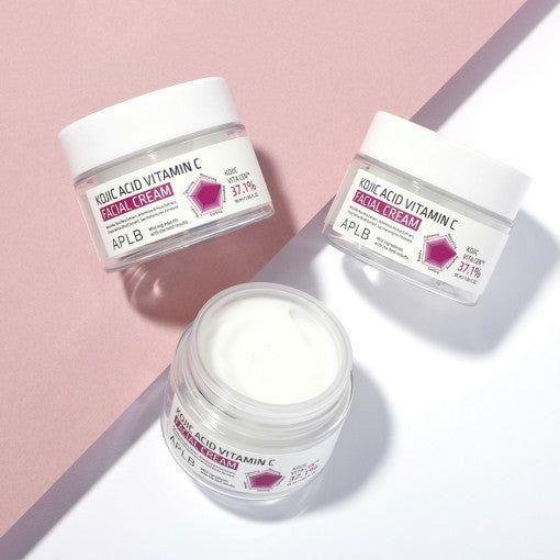 APLB Kojic Acid Vitamin C Facial Cream – 55ml | Brightening & Anti-Aging Moisturiser APLB Kojic Acid Vitamin C Facial Cream 55ml - Glam Global UKAPLB