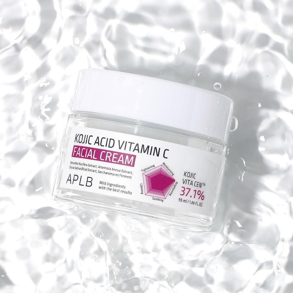 APLB Kojic Acid Vitamin C Facial Cream – 55ml | Brightening & Anti-Aging Moisturiser APLB Kojic Acid Vitamin C Facial Cream 55ml - Glam Global UKAPLB
