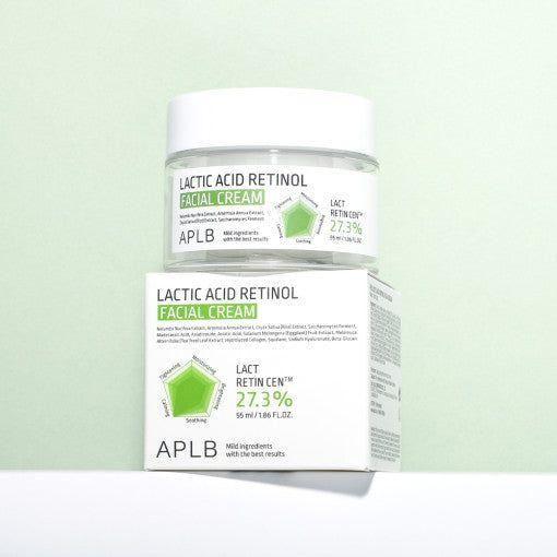 APLB Lactic Acid Retinol Facial Cream – 55ml | Exfoliating & Anti-Aging Moisturize APLB Lactic Acid Retinol Facial Cream 55ml - Glam Global UKAPLB