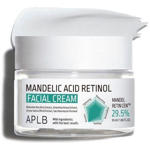 APLB Mandelic Acid Retinol Facial Cream – 55ml | Gentle Exfoliation & Hydration APLB Mandelic Acid Retinol Facial Cream 55ml - Glam Global UKAPLB