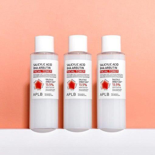 APLB Salicylic Acid BHA Arbutin Facial Toner – 200ml | Exfoliating & Brightening Toner for Clearer Skin APLB Salicylic Acid BHA Arbutin Facial Toner 160ml - Glam Global UKAPLB