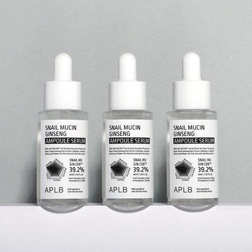 APLB Snail Mucin Ginseng Ampoule Serum - 40ml | Anti-Aging & Radiance-Boosting Serum APLB Snail Mucin Ginseng Ampoule Serum 40ml - Glam Global UKAPLB