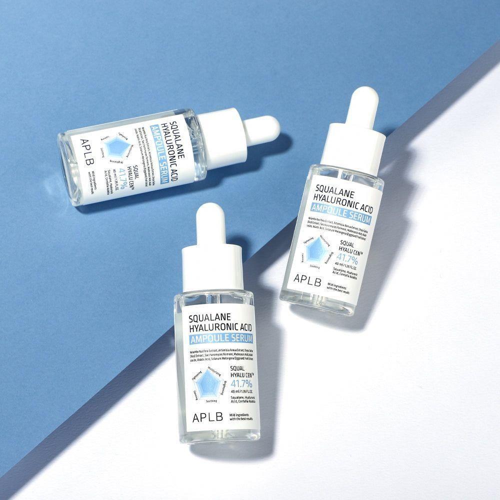 APLB Squalane Hyaluronic Acid Ampoule Serum – 55ml | Deep Hydration & Skin Barrier Repair APLB Squalane Hyaluronic Acid Ampoule Serum 40ml - Glam Global UKAPLB