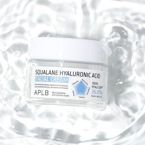 APLB Squalane Hyaluronic Acid Facial Cream – 55ml | Deep Hydration & Skin Barrier Repair APLB Squalane Hyaluronic Acid Facial Cream 55ml - Glam Global UKAPLB