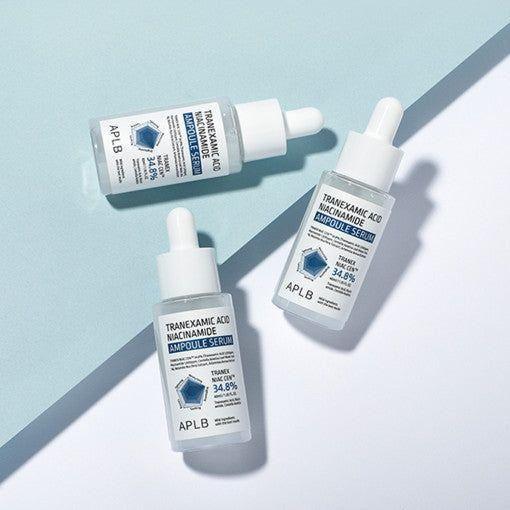 APLB Tranexamic Acid Niacinamide Ampoule Serum – 40ml | Brightening, Hydrating & Pore-Refining Serum APLB Tranexamic Acid Niacinamide Ampoule Serum 40ml - Glam Global UKAPLB