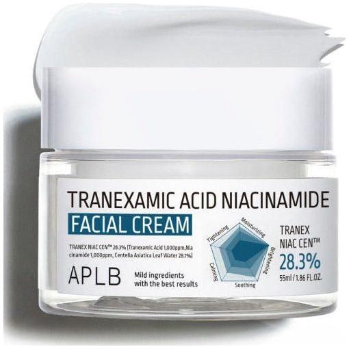 APLB Tranexamic Acid Niacinamide Facial Cream – 55ml | Brightening & Hydrating Daily Moisturiser APLB Tranexamic Acid Niacinamide Facial Cream 55ml - Glam Global UKAPLB