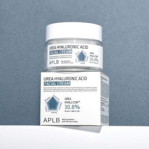 APLB Urea Hyaluronic Acid Facial Cream – 55ml | Deep Hydration & Barrier Repair APLB Urea Hyaluronic Acid Facial Cream - 55ml | Intense Hydration & Skin Barrier Care - Glam Global UKAPLB