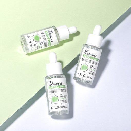APLB Zinc Niacinamide Ampoule Serum – 30ml | Oil Control, Brightening & Skin Barrier Support APLB Zinc Niacinamide Ampoule Serum 40ml - Glam Global UKAPLB