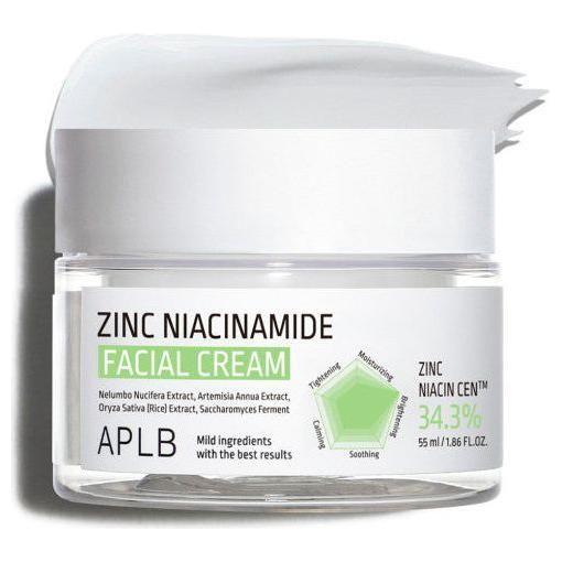 APLB Zinc Niacinamide Facial Cream – 55ml | Oil Control & Brightening for Clear, Balanced Skin APLB Zinc Niacinamide Facial Cream 55ml | Oil Control & Brightening Care - Glam Global UKAPLB