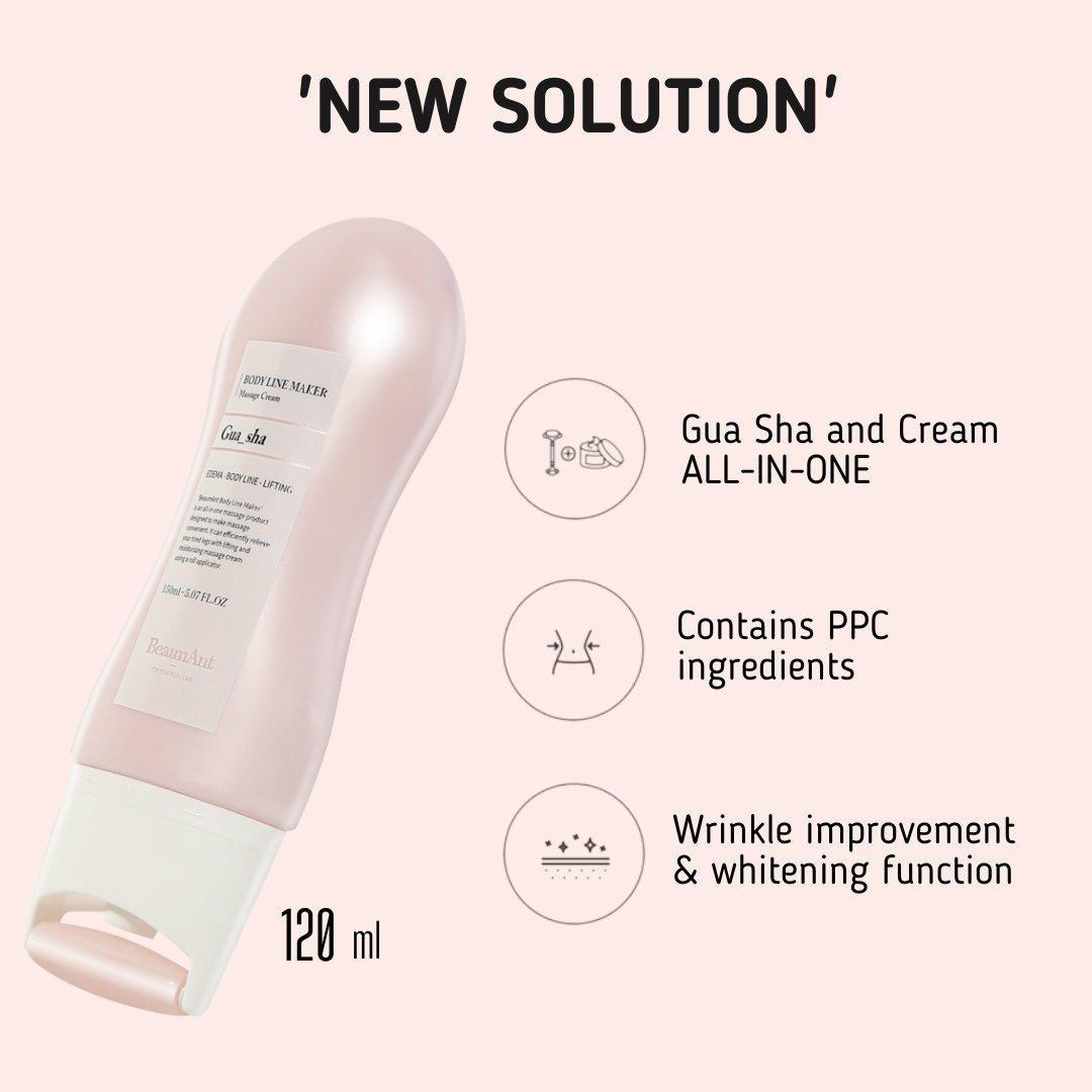 BeaumAnt Body Line Gua Sha Maker – 150ml | Sculpt, Smooth & Firm in One Step BeaumAnt Body Line Gua Sha Maker 150ml - Glam Global UKBeaumAnt